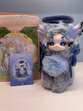 Tutulong Gloomy Grove Series Plush Blind Box – Gray Angel